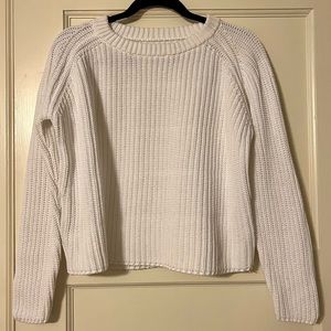 FRAME Denim White knit sweater